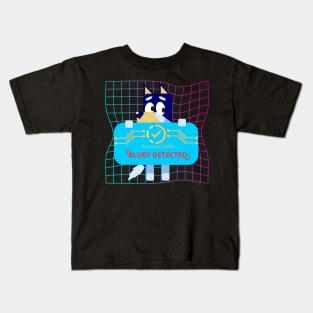 Bluey- Bluey Detected Fanart Kids T-Shirt